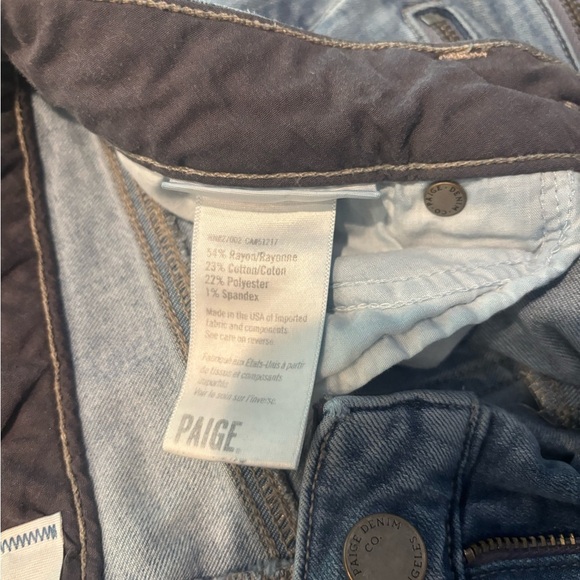 Paige Edgemont Mid Rise Skinny 27 Waist - Picture 11 of 14